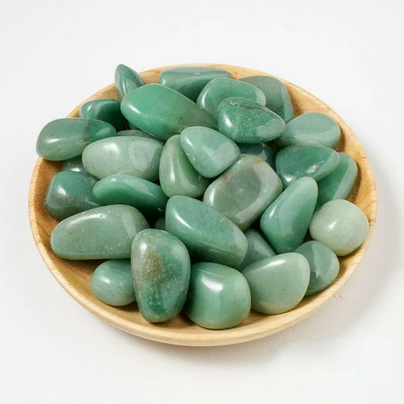 MATROOY Wholesale 50pcs Natural Green Aventurine Stone Tumble Healing Energy Polished
