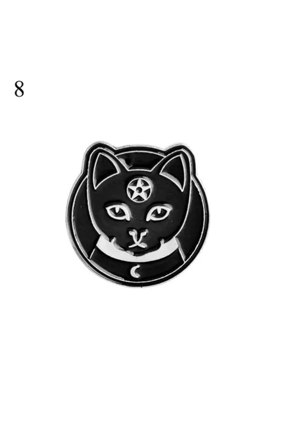 Wholesale Brooch Lapel Corsage Pin Gothic Halloween Style Collar Enamel Punk-13