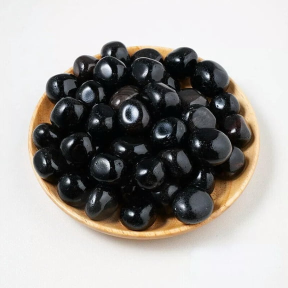 MATROOY Wholesale Lot 100pcs Natural Obsidian Stone Tumble Healing Energy Polished