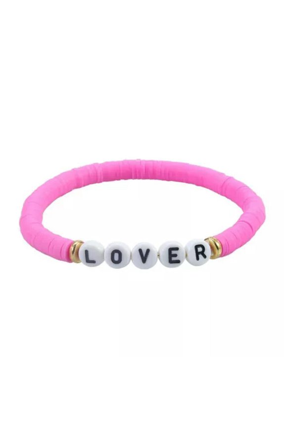 Women Boho Letters Leather Braided Bead Bracelet Adjustable Jewelry Party New-#3