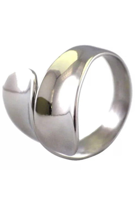 Womens Spoon Ring Silver Stainless Steel Fashion Band Sizes 6-10 20mm x 5mm-10