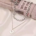 thumbnail image 1 of MATROOY Zovoli Vintage Layered Pearl Lock Round Coin Pendant Necklaces for Women-CJ-2022, 1 of 9