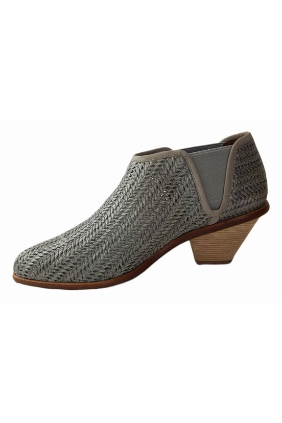 Women's Ash Raffia Marlow Booties, Grey, 7