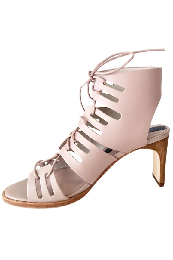 Women's Blush Leather Miro Heel Pump, Pink, 7