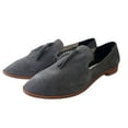thumbnail image 1 of MATT BERNSON Women's Slate Suede Emerson Loafer, Grey, 10, 1 of 3
