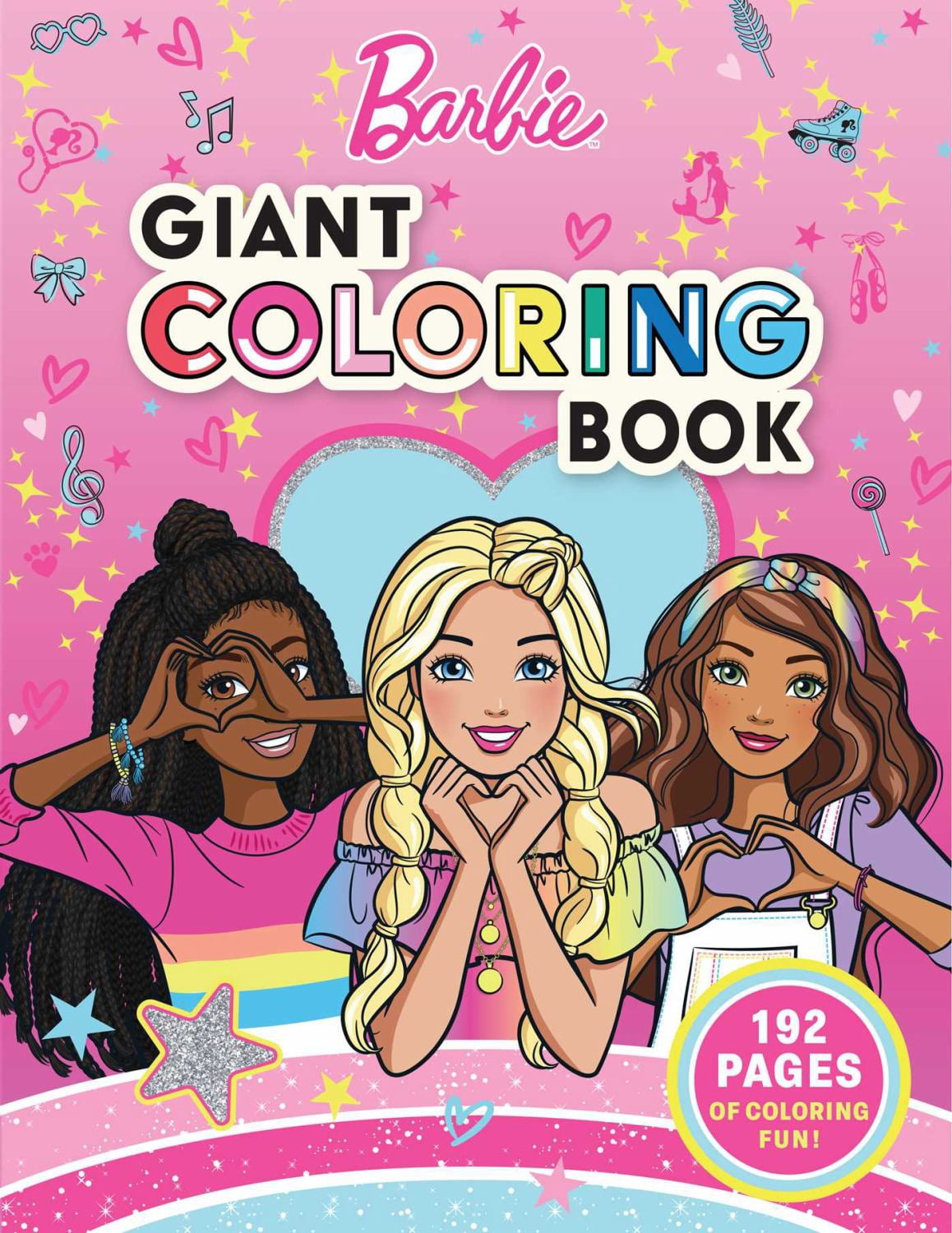 Barbie: Giant Coloring Book, 192 pages (Paperback)