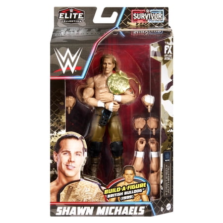 MATTEL Survivor Series Shawn Michaels Elite Figure 18 years and up, 7.5 ounces