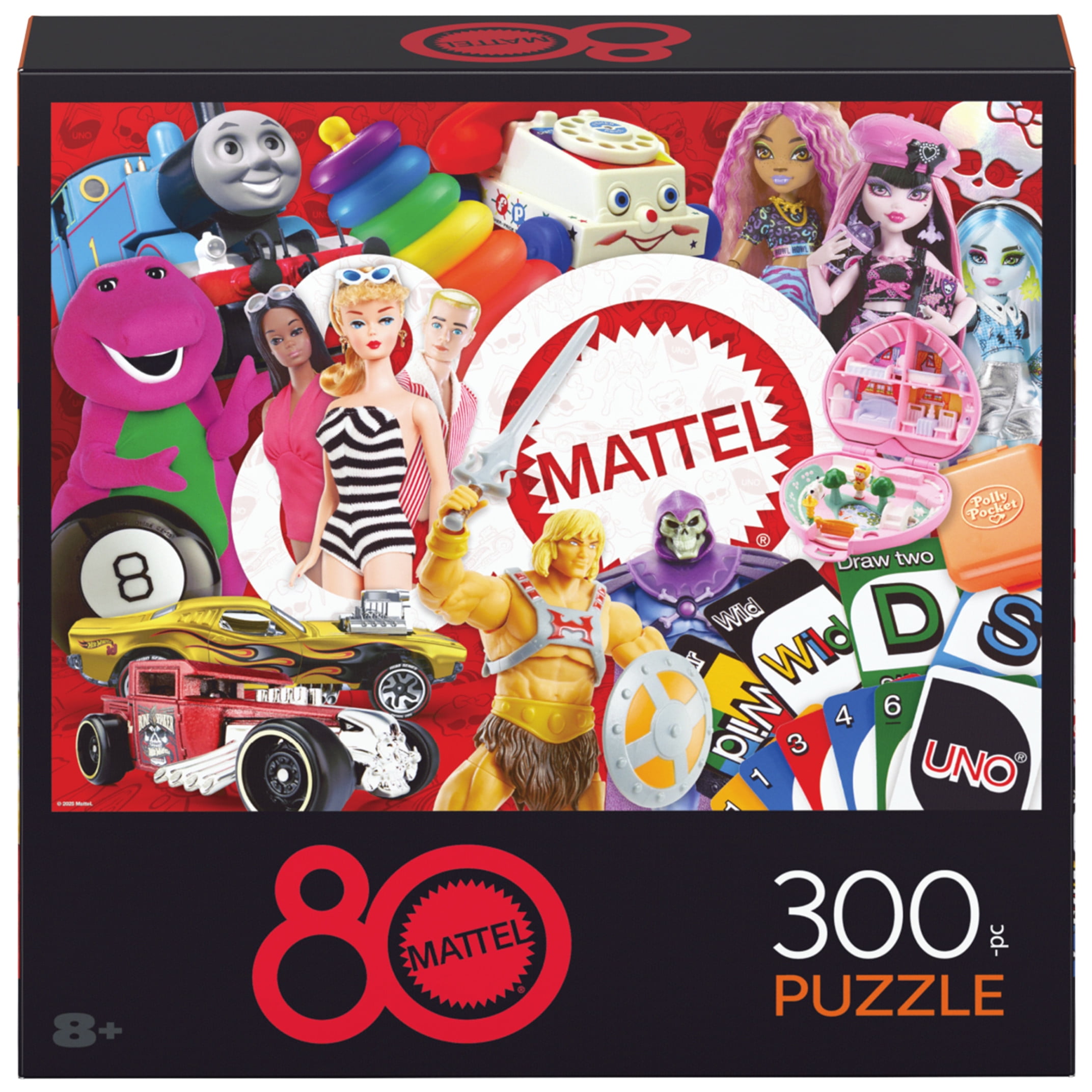 バラ厶　300＆245　 3個セット Spin Master Games, Mattel 80th Anniversary Puzzle, 300 Pieces, for