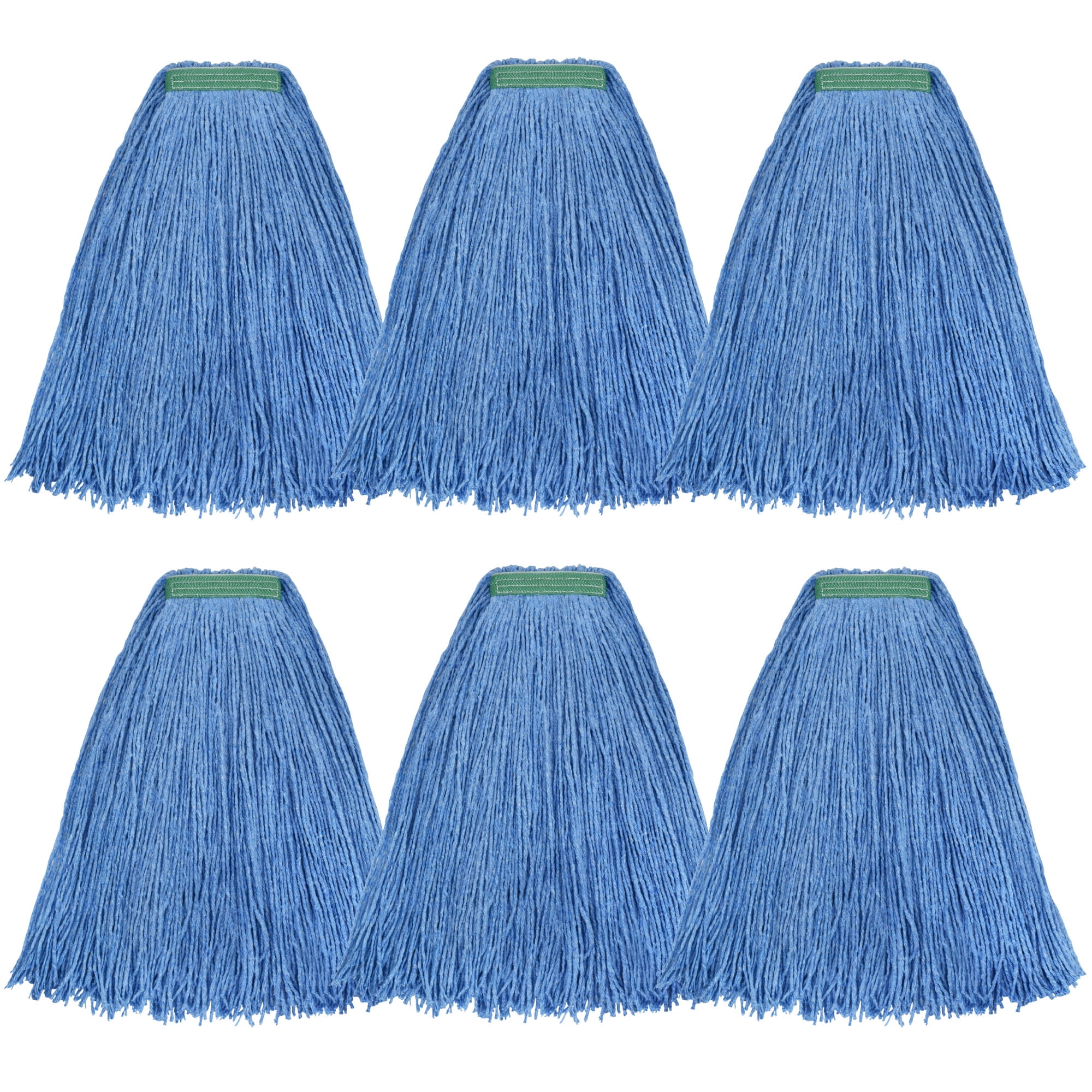 String Refills MATTHEW CLEANING 20oz 6Pack Cotton Floor Mop,Cotton Cut End String ...