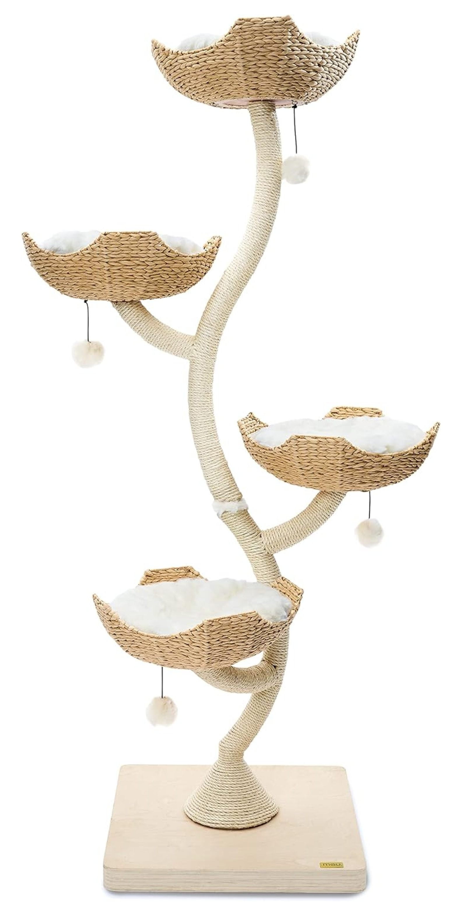 MAU 73" Tall Modern Cat Tree Scratching Tower for Large Cats