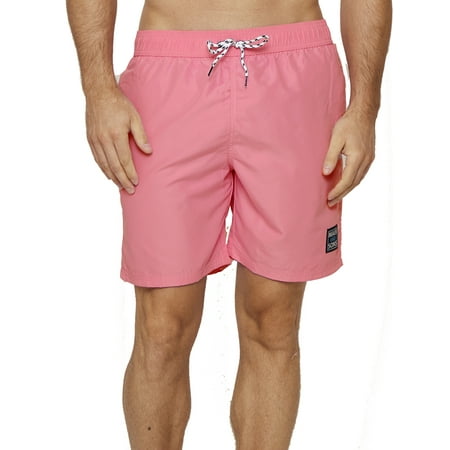 Maui and Sons Surf Co Men's Poolside Swim Trunks, 7" Inseam, Sizes S-2XL
