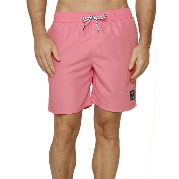 Maui and Sons Surf Co Men's Poolside Swim Trunks, 7" Inseam, Sizes S-2XL