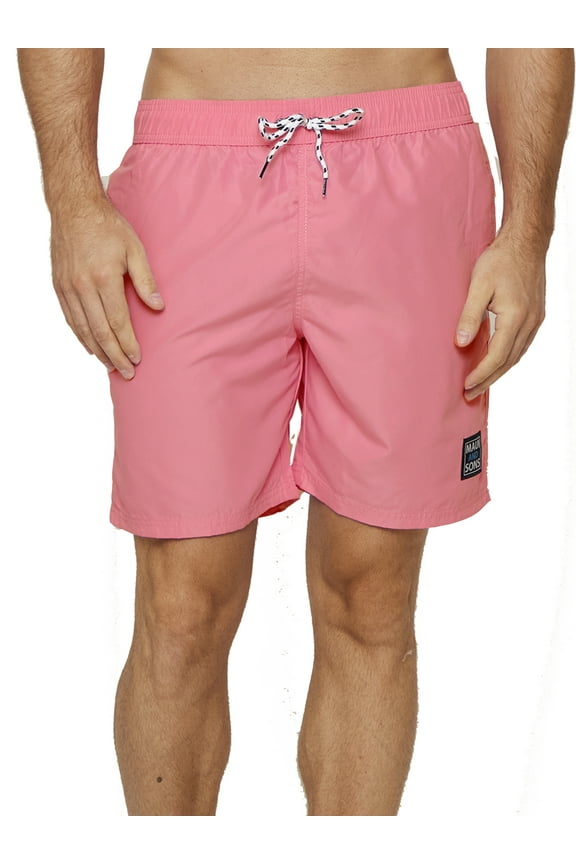 Surf Co Men's Poolside Swim Trunks, 7" Inseam, Sizes S-2XL