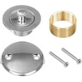 thumbnail image 1 of MAUI - Lift & Turn Style Conversion Kit for Bathtub Drain Assembly, All Brass Construction, Easy replacement DIY, 1 of 5