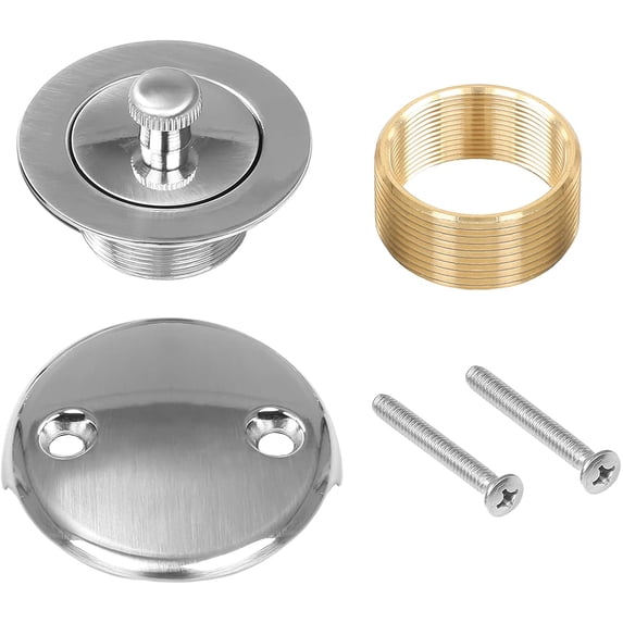 MAUI - Lift & Turn Style Conversion Kit for Bathtub Drain Assembly, All Brass Construction, Easy replacement DIY