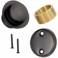 thumbnail image 1 of MAUI - Tip Toe Style Conversion Kit for Bathtub Drain Assembly, All Brass Construction, Easy replacement DIY (ORB), 1 of 4