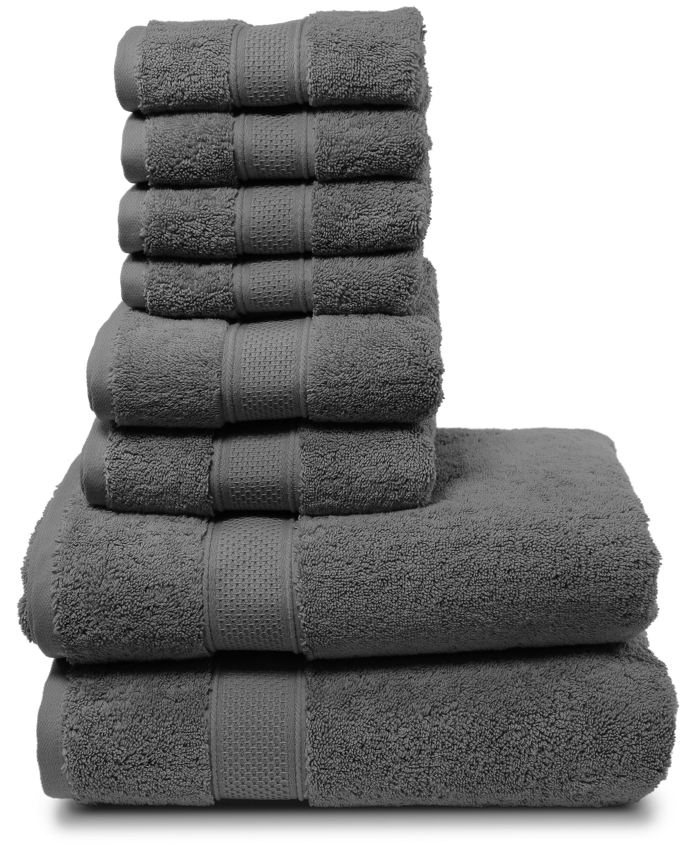 Maura Luxury Bath Towel Set. Hotel & Spa Quality. 2 Large Bath Towels 30x56, 2 Hand 4