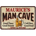 thumbnail image 1 of MAURICE'S Man Cave Metal Sign Wall Decor Gift 8x12 208120011187, 1 of 1