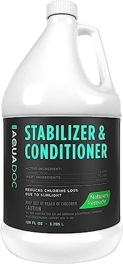 MAV AquaDoc Cyanuric Acid Pool Stabilizer and Conditioner, 128 fl oz
