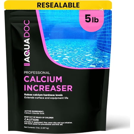MAV AquaDoc Pool Calcium Hardness Increaser - 5lb - Fast-Dissolving Calcium Chloride for Swimming Pools - Made in The USA