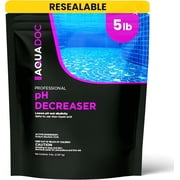 AquaDoc pH Down for Pools Sodium Bisulfate pH Decreaser Alkalinity Decreaser Easy Dissolving 5 lbs