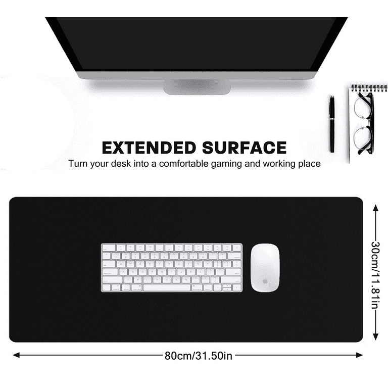 MAV Large Extended Gaming Mouse Pad Keyboard, Office Desk & Home XXL Size  Stitched Edges Anti-Fray Stitching for Professional with Low-Friction  Tracking Surface Waterproof Mousepad 