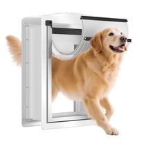 MAVRICFLEX Black XL Dog Door for Doors, Heavy-Duty Aluminum Frame ...