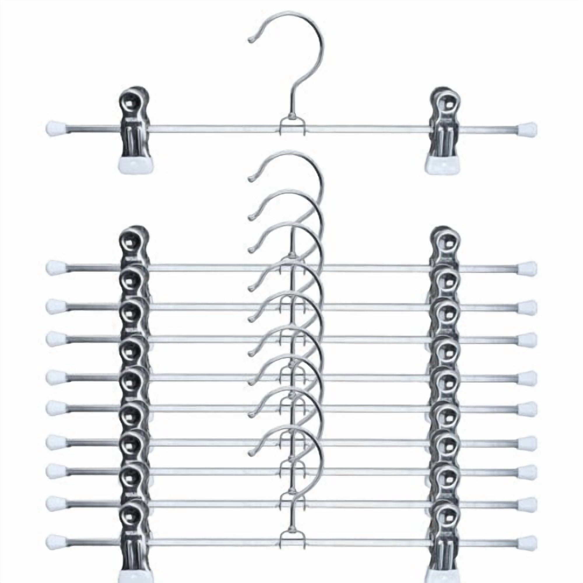 Mawa Pant Non-Slip Hanger with Clips (Set of 10)