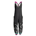 thumbnail image 1 of MAWCLOS Ladies Straight Leg Trousers With Pockets Summer Harem Pant Camouflage Loose Vacation Long Pants Jumpsuits, 1 of 2
