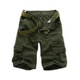 thumbnail image 1 of MAWCLOS Men Regular Fit Cotton Tactical Shorts with 6 Pockets Summer Outdoor Shorts, 1 of 5