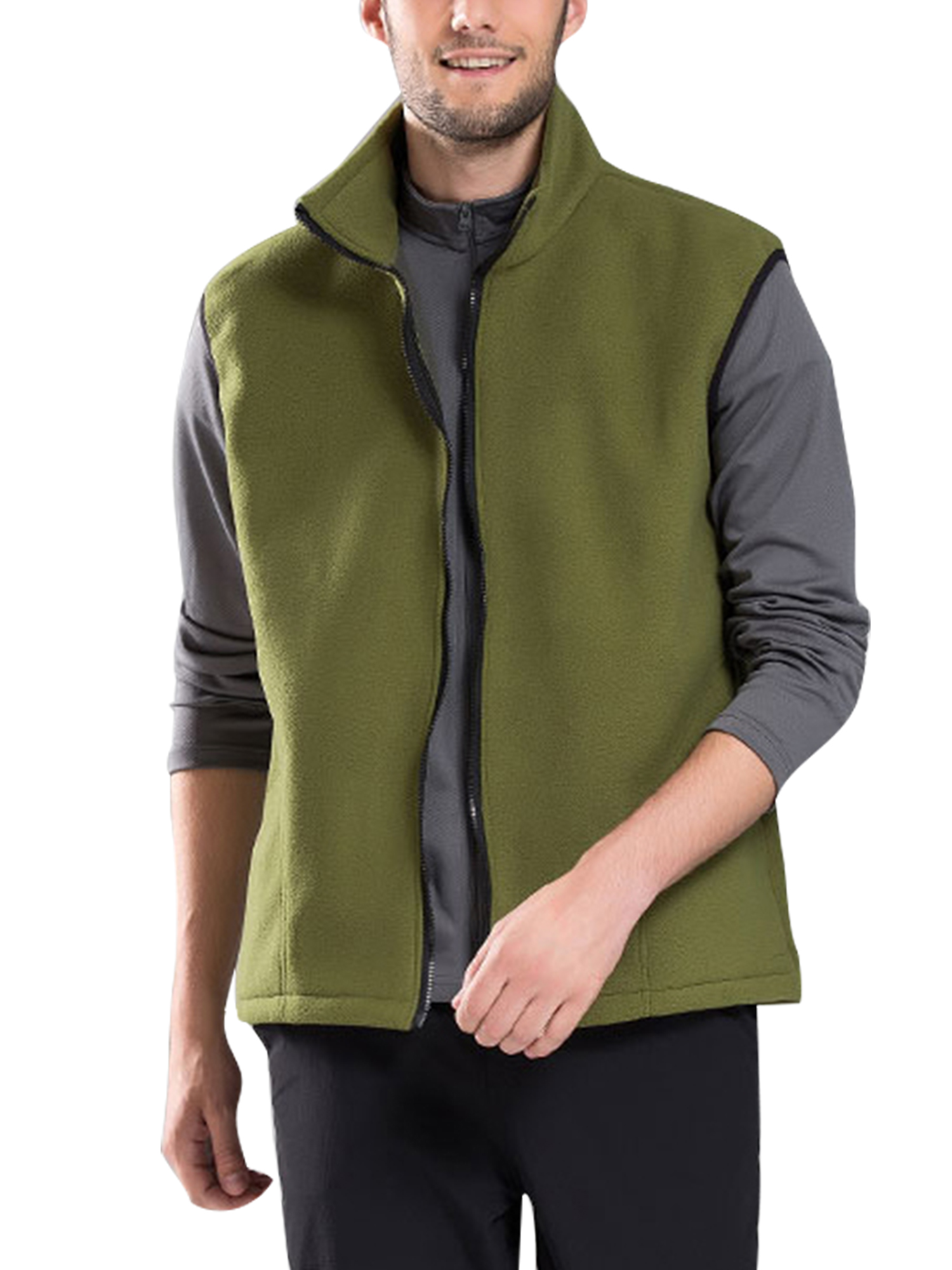 High Quality Unisex Plain Slim Fit Green Fleece Men Baseball