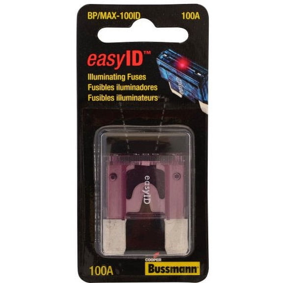 MAX 100 AMP EASYID FUSE - 1 PER CARD