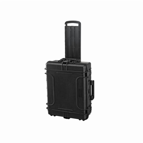MAX MAX540H190TR.079 23.78 x 18.62 x 8.86 in. Protective Case with Trolley - No Foam, Black