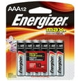 thumbnail image 1 of Energizer Max AAA Batteries (12 Pack), Triple A Alkaline, 1 of 9