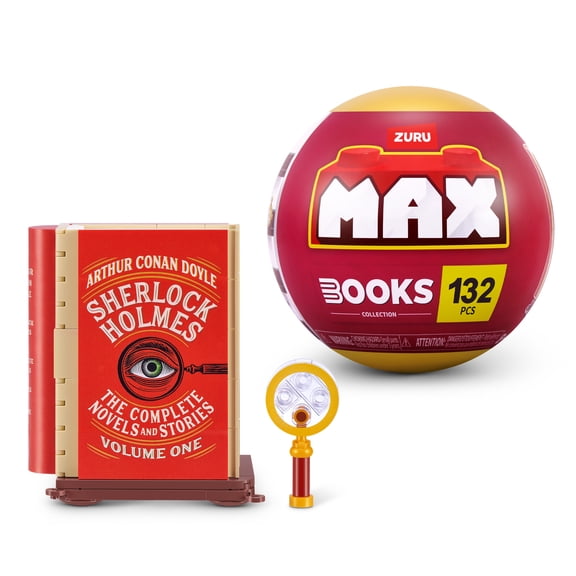 MAX BUILD MORE Premium Bricks Books Collection (Sherlock Holmes) by ZURU