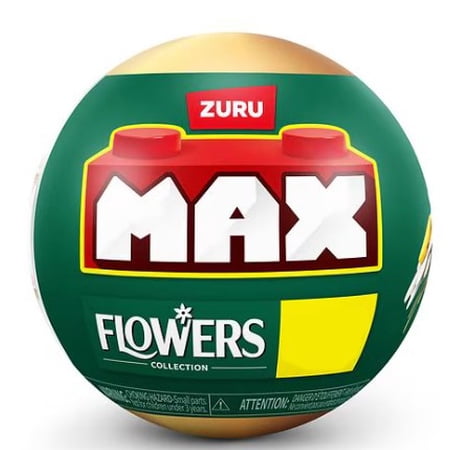 MAX Brick Construction FLOWERS Mystery Pack (Up to 149 Pieces, Green)