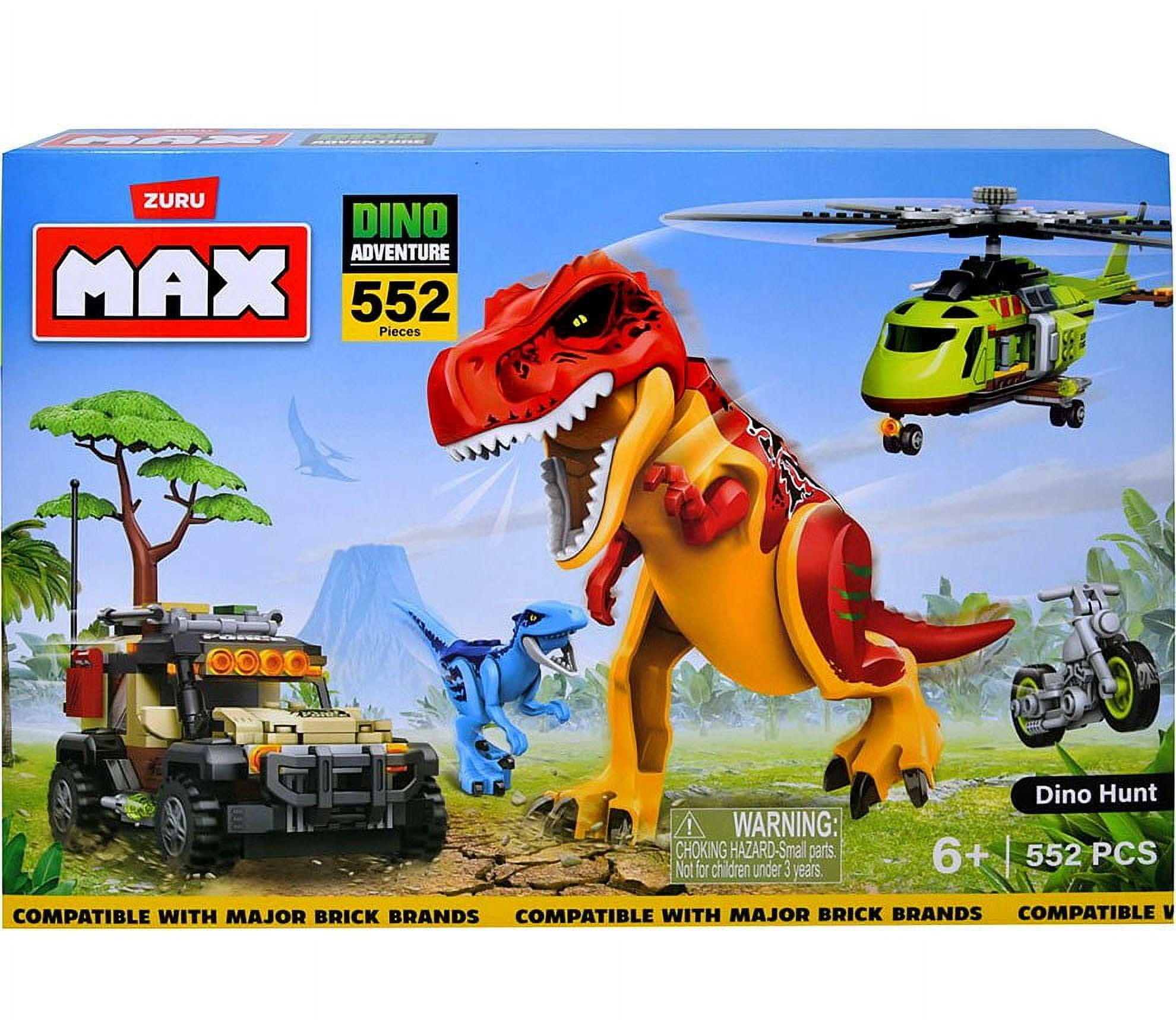 新品 AUBERGE 25ss DINO USED 42 ZURU Dino Adventure Dino Hunt Set, 552 Pieces, Ages 6+
