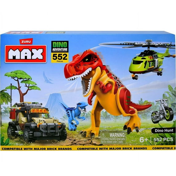 MAX Dino Adventure Dino Hunt Set (552 Pieces)