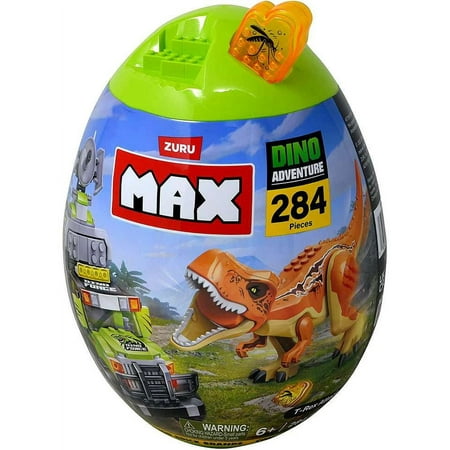 UPD Inc. Zuru Max Build More Dino Adventures Egg Capsule with 284 Bricks - Series 1