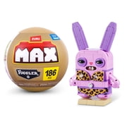 MAX BUILD MORE Premium Fuggler Baddies Collection Rabid Rabbit by ZURU - Plastic Building Bricks Set for Kids Ages 8+