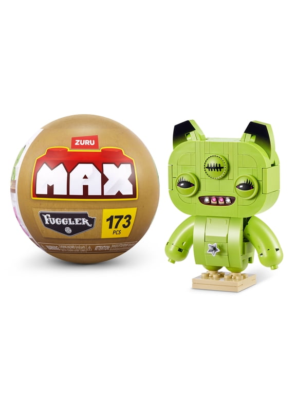Premium Fuggler Baddies Collection (Annoyed Alien) by ZURU - Plastic Building Bricks Set for Kids Ages 8+