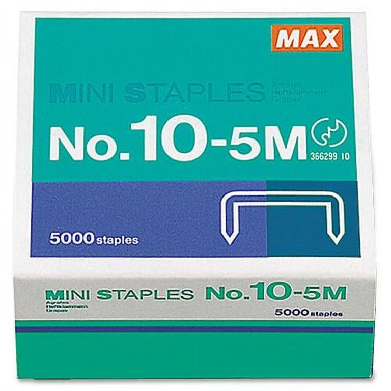 MAX HD-10DF Mini Staples - 100 Per Strip - Heavy Duty - 3/16 MAX HD-10DF Mini Staples - 100 Per Strip - Heavy Duty - 3/16