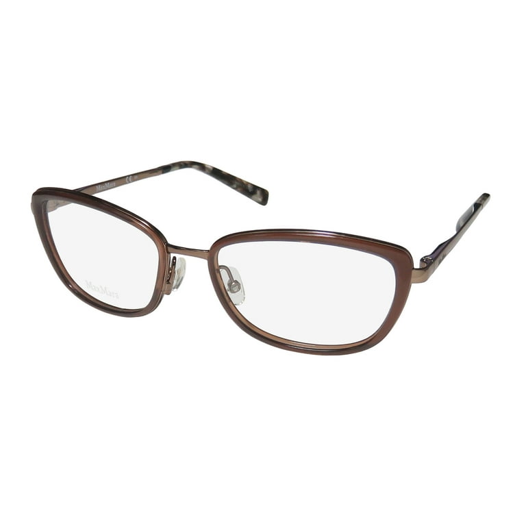 Max Mara マックスマーラ MM5149-D 025 Eyeglass Frames BEIGE MAX MARA Eyeglasses 1234 0D0A Brown 53MM - Walmart.com