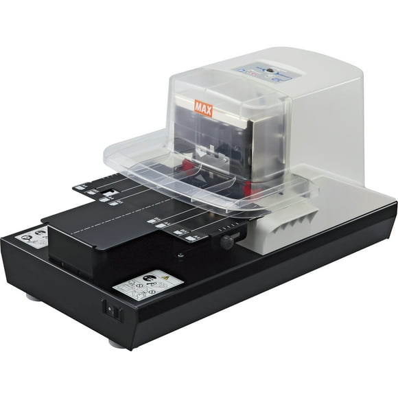 MAX, MXBEH110F, Electronic Stapler, 1 Each, Black,White