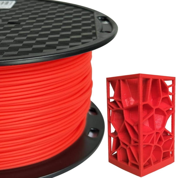 MAX PLA Filament Red 1.75 mm 1KG 3D Printer Filament 2.2LBS Spool 3D Printing Material Pro Plus + Filament Mailbox Red Color