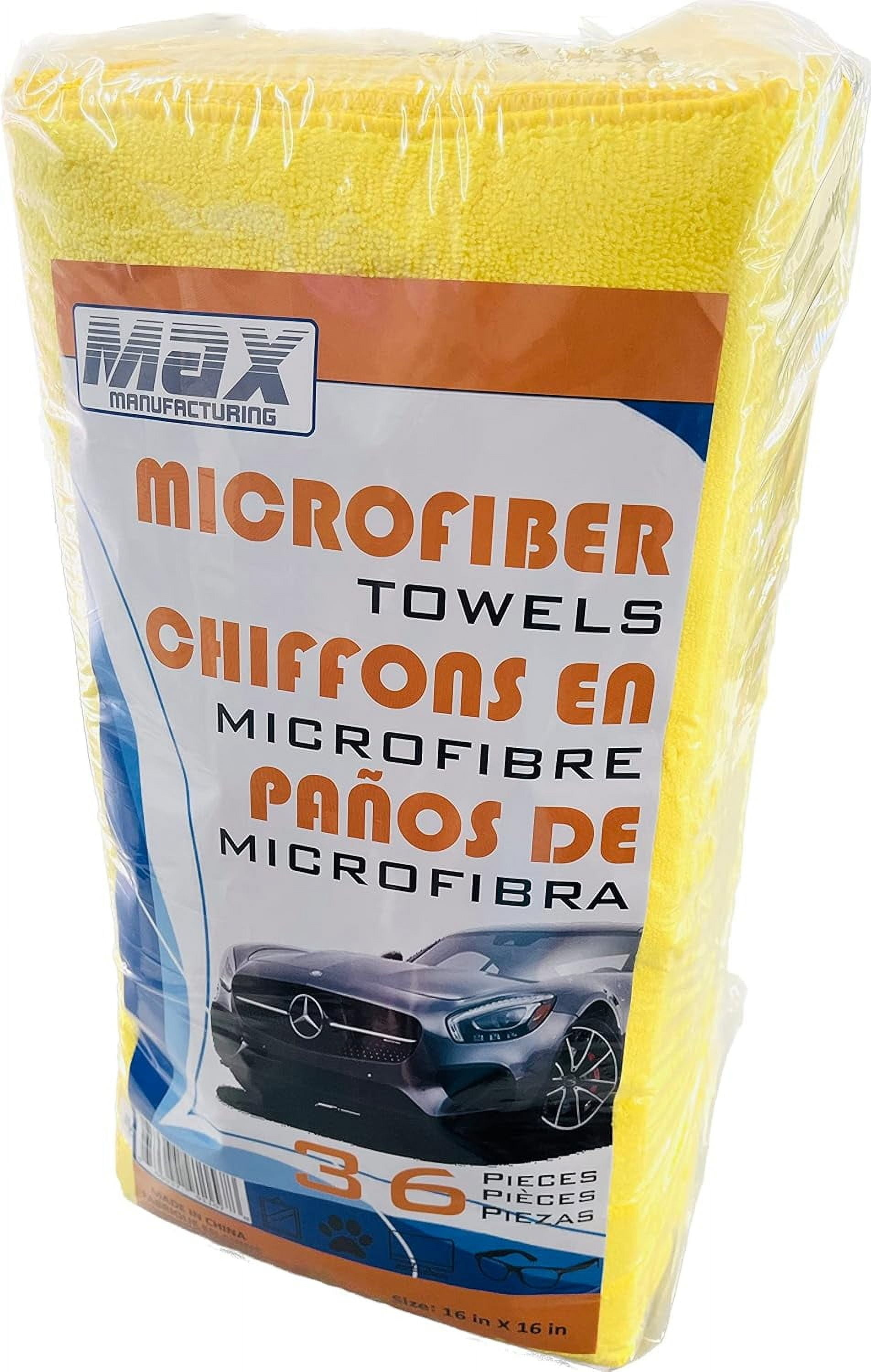 Member's Mark Microfiber Towels – 16x16 Inch, 36-Pack (Assorted Colors) For Cleaning Cars, Kitchen, Glass & More 2 thumbnail image