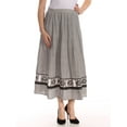 thumbnail image 1 of MAX STUDIO $98 Womens New 1183 Black White Circle Print A-Line Skirt 8 B+B, 1 of 2