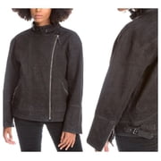MAX STUDIO LONDON STRETCH DENIM MOTO JACKET Sz M NWT $ 138