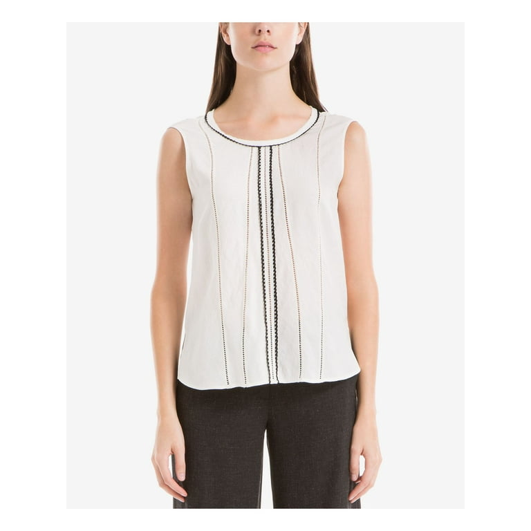 Max studio sleeveless clearance top