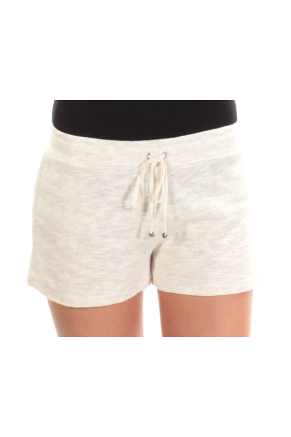 Womens Ivory Straight leg Shorts Size: XL